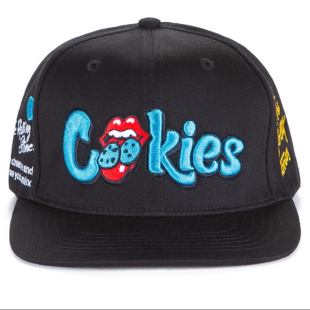 Cookies - Rolling Stones OG Mint Tongue SnapBack - Black